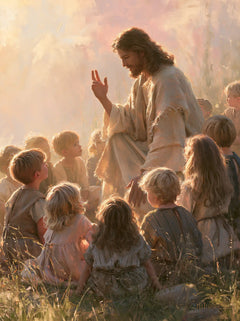 Jesus and the Children — The Blessing among the Tall Grasses
