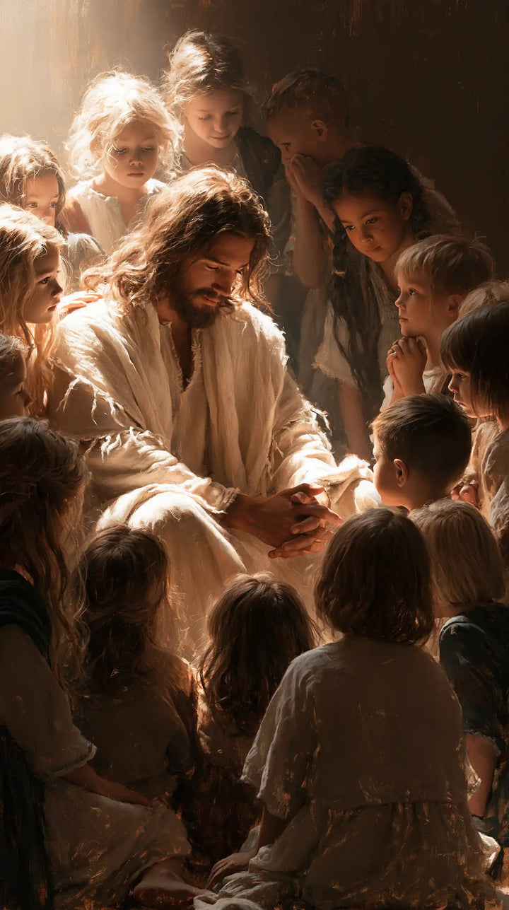 Jesus and the Children - Innocence as a Sacred Symbol · Portrait n° 2