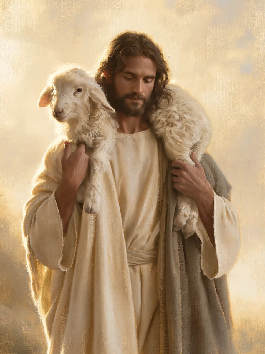 Jesus and the Lamb - Biblical Cinema · Portrait n° 12