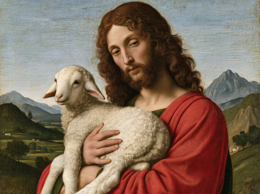 Jesus and the Lamb - Florentine Renaissance · Landscape n° 8