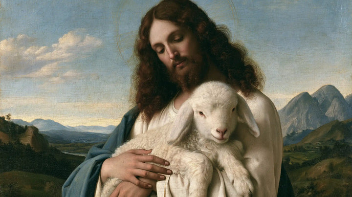 Jesus and the Lamb — Wool Before the Twin Peaks