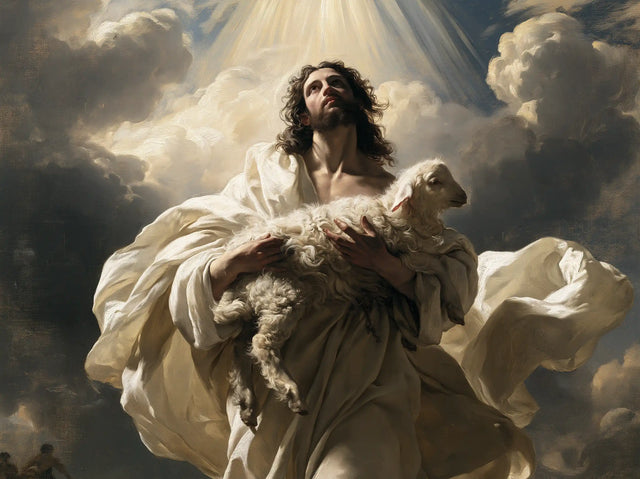 Jesus and the Lamb — The Offering Beneath Heaven’s Gates