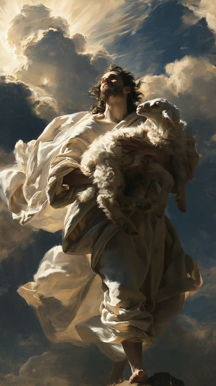 Jesus and the Lamb - Theatrical Baroque · Portrait n° 3