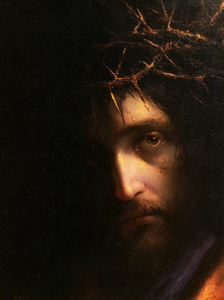 Jesus Crowned with Thorns — The Eye in the Luminous Rift