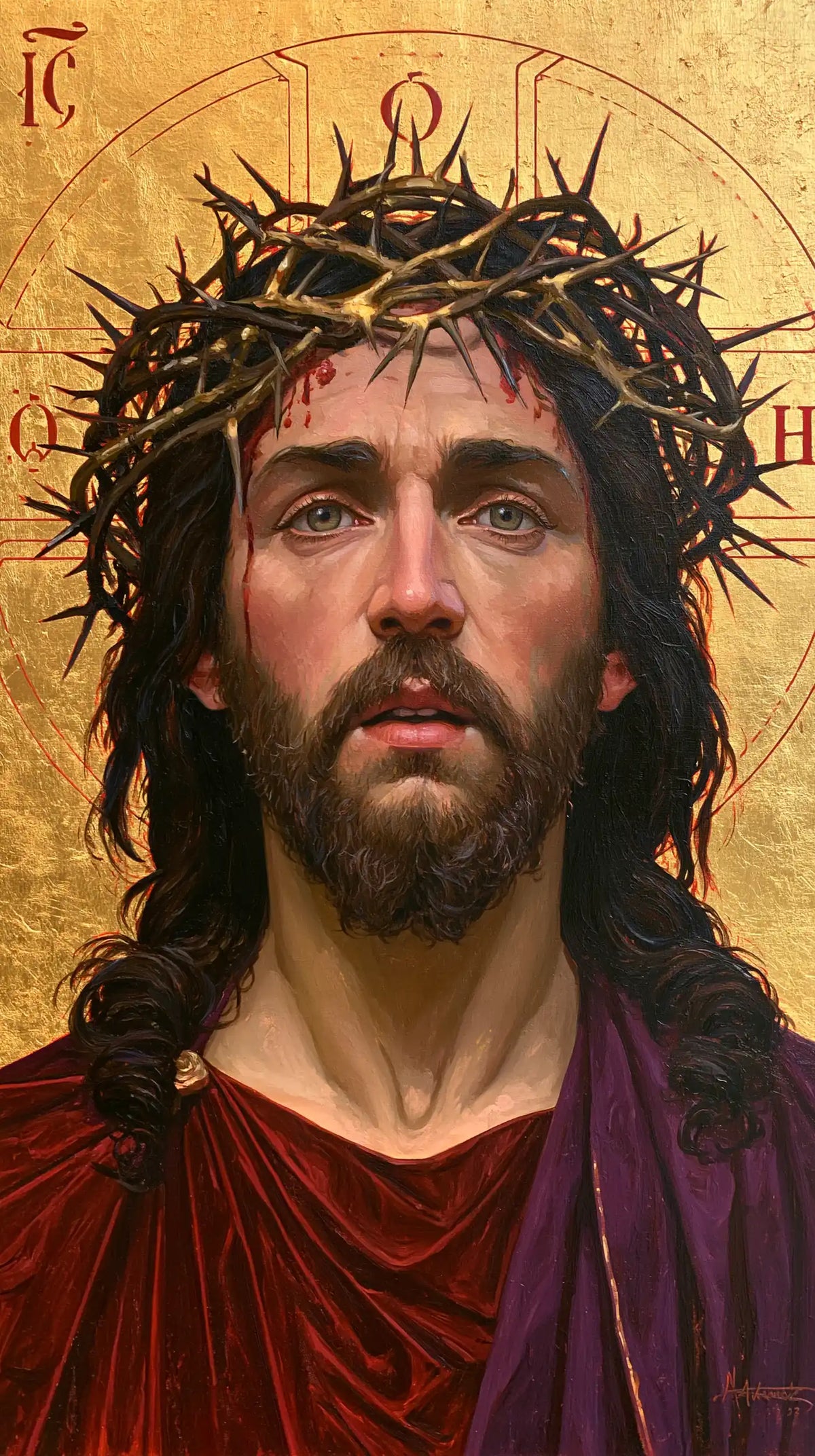 Jesus Crowned with Thorns — Open Lips in the Sacred Circle