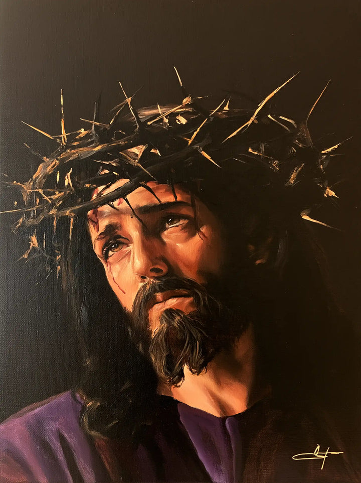 Jesus Crowned with Thorns — The Slanting Gaze in Brown Space