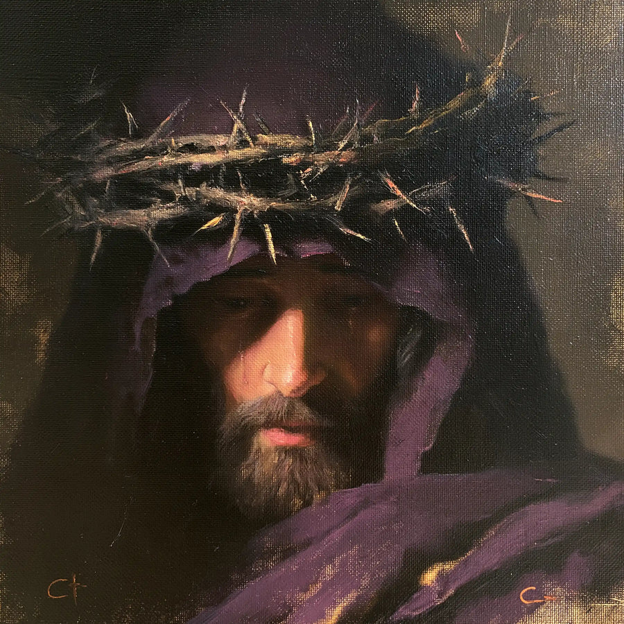Jesus Crowned with Thorns — Shadow beneath the Hood’s Edge