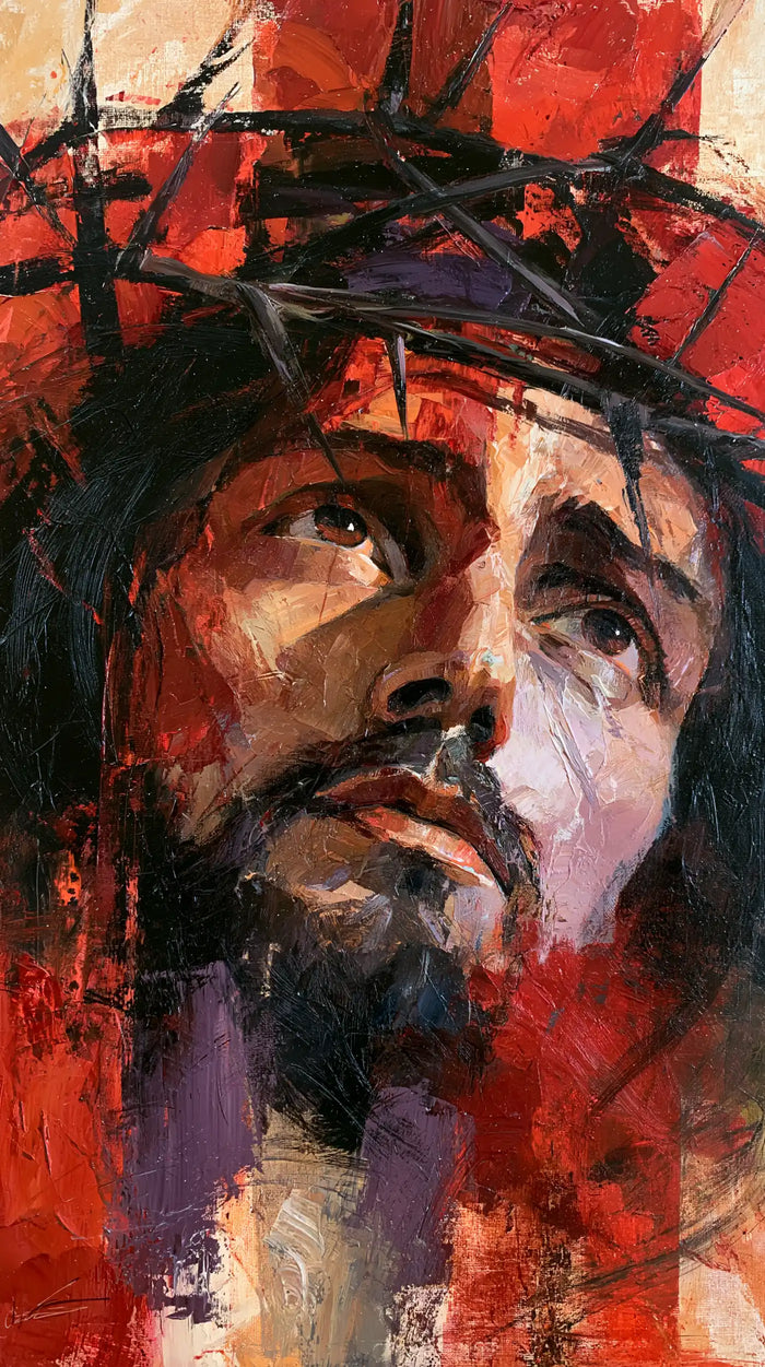 Jesus Crowned with Thorns - Expressionist · Portrait n° 3