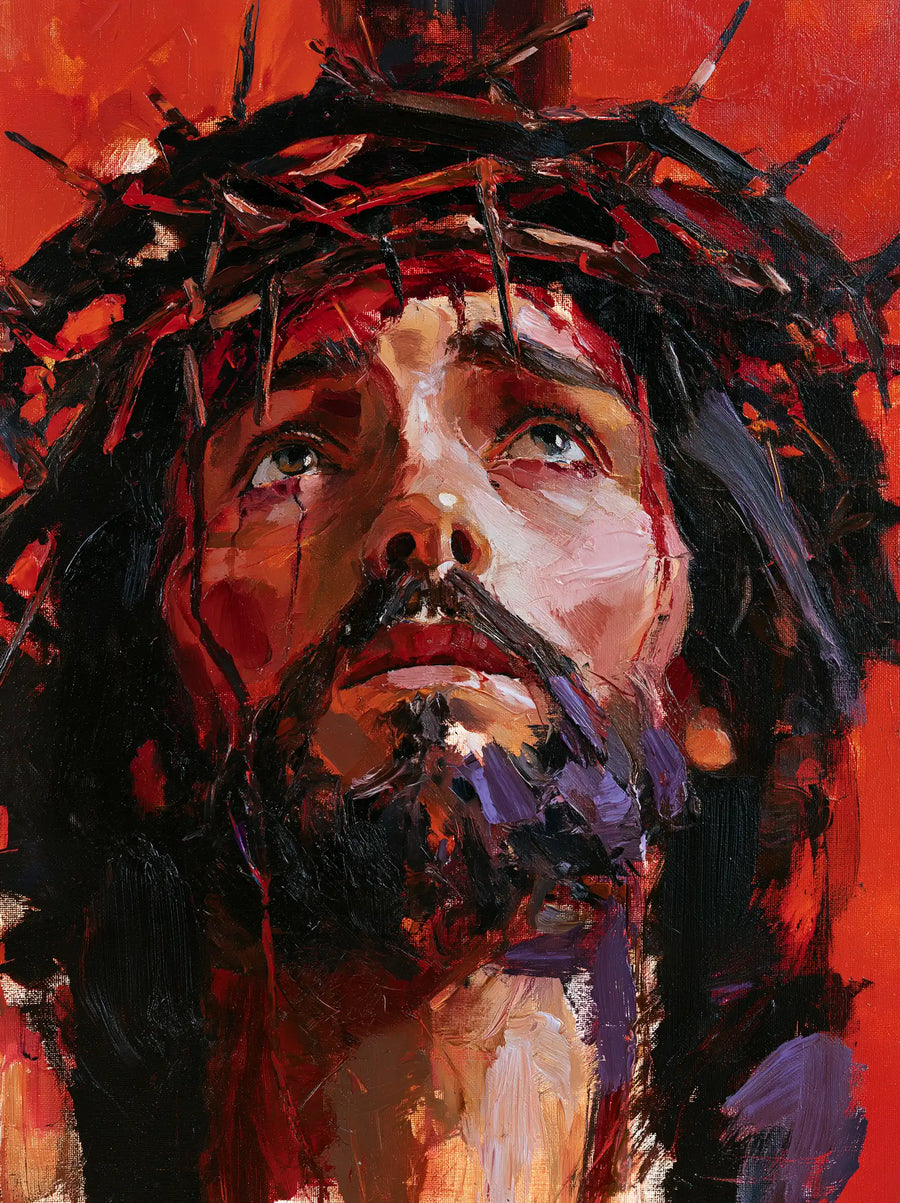 Jesus Crowned with Thorns - Expressionist · Portrait n° 12