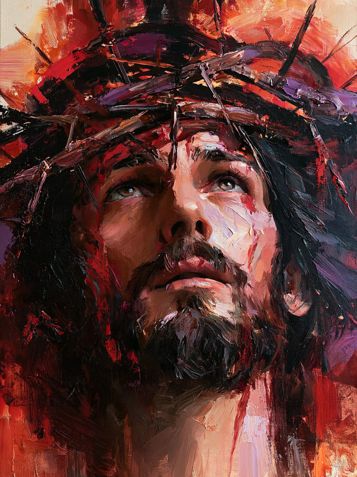 Jesus Crowned with Thorns - Expressionist · Portrait n° 14