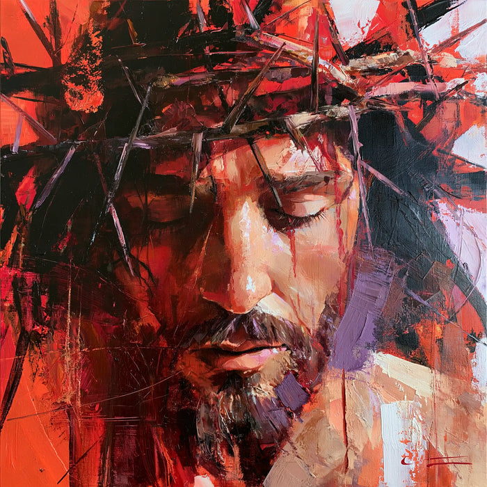Jesus Crowned with Thorns - Expressionist · Square n° 7