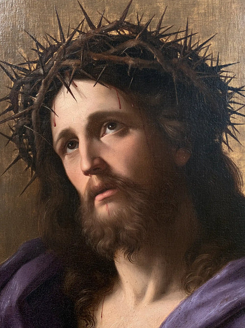 Jesus crowned with thorns in Florentine Renaissance style in Florentine Renaissance style, portrait Christian artwork no. 13