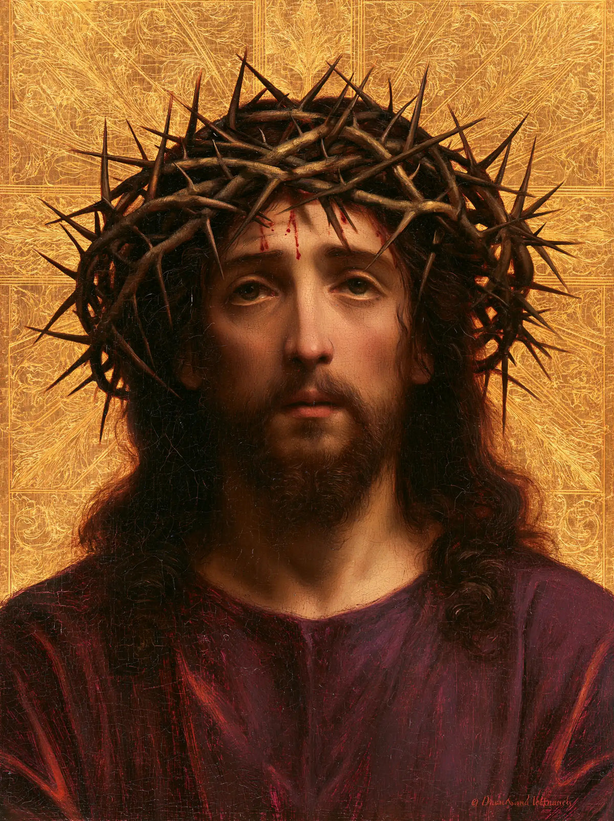 Jesus Crowned with Thorns — The Plum Robe before the Gleam