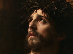 Jesus Crowned with Thorns — The Prayer beneath Tangled Thorns