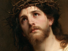 Jesus Crowned with Thorns — The Thorns against a Clear Blue Field