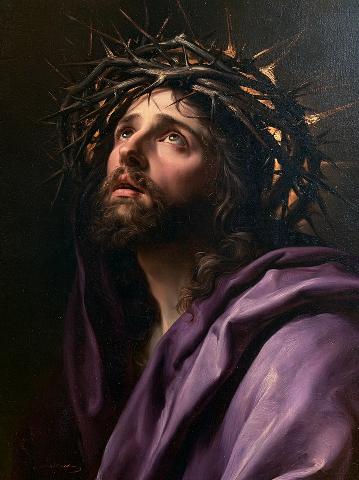 Jesus Crowned with Thorns — The Face toward the Ray beyond the Frame