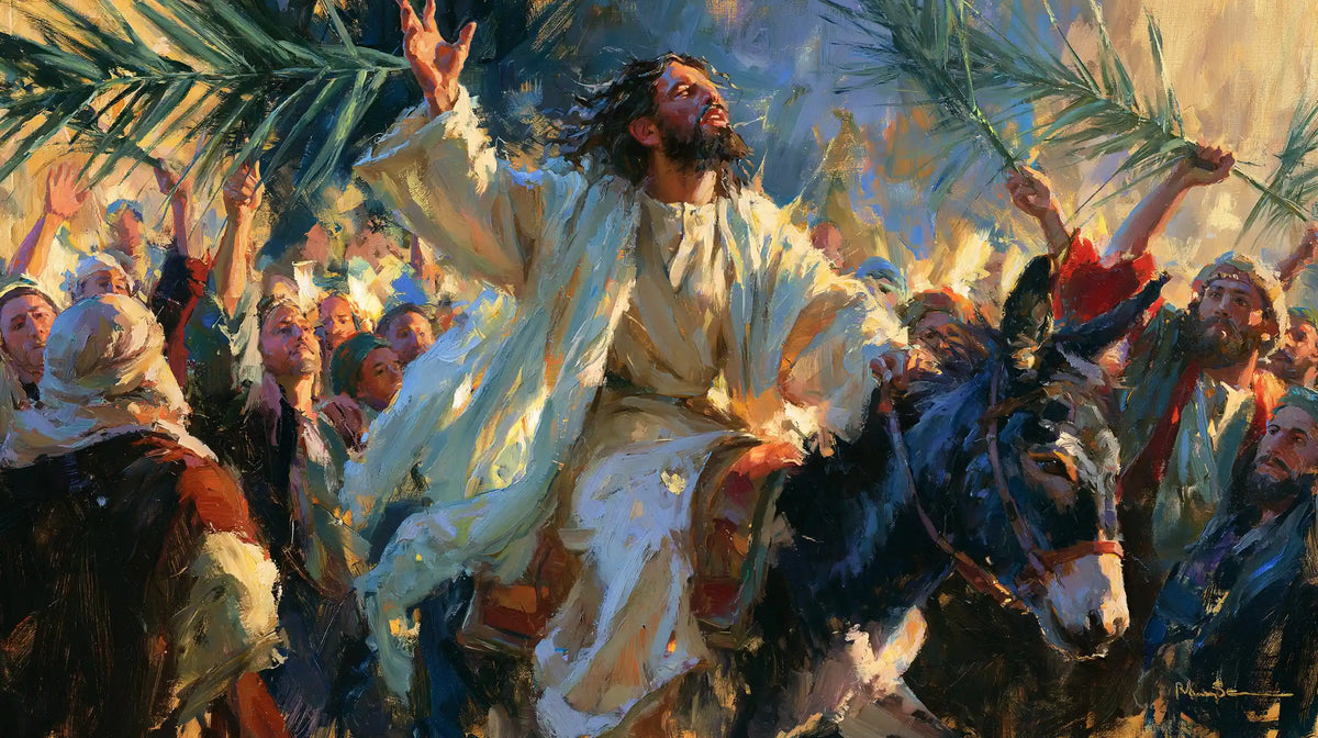 Jesus Enters Jerusalem – Expressionist · Landscape no. 14