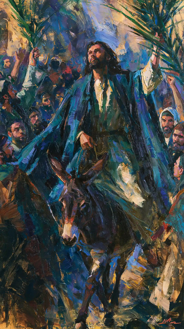 Jesus Enters Jerusalem – Expressionist · Portrait no. 7