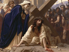 Jesus Falls beneath the Cross — The First Fall beneath the Watching Crowd