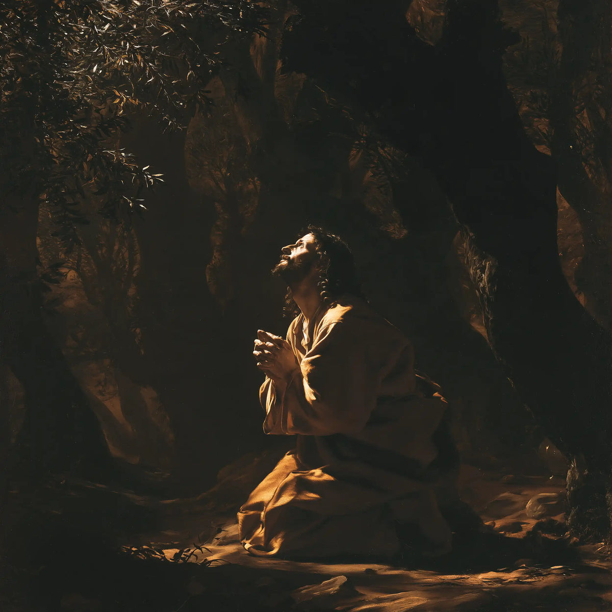 Jesus in Gethsemane — The Ascent of a Gleam