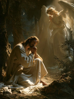 Jesus in Gethsemane — The Tenderness of Amber Wings