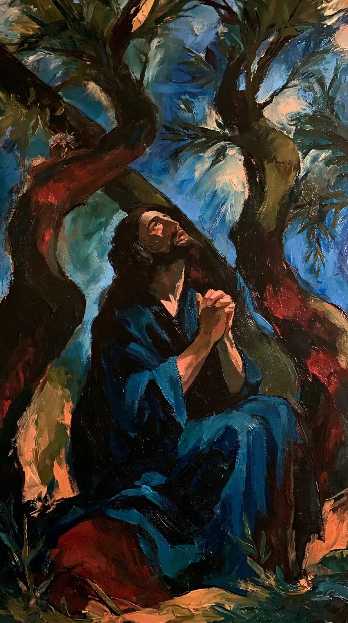 Jesus in Gethsemane - Expressionist · Portrait n° 5
