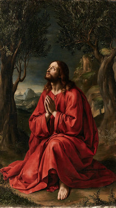 Jesus in Gethsemane — The Gaze in the Long Shaded Aisle