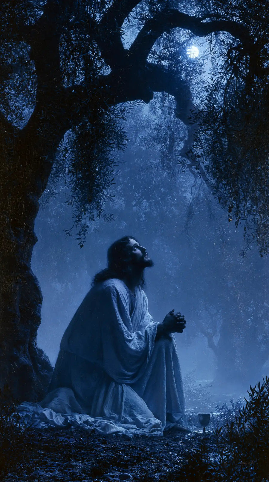 Jesus in Gethsemane - Symbolist · Portrait n° 7