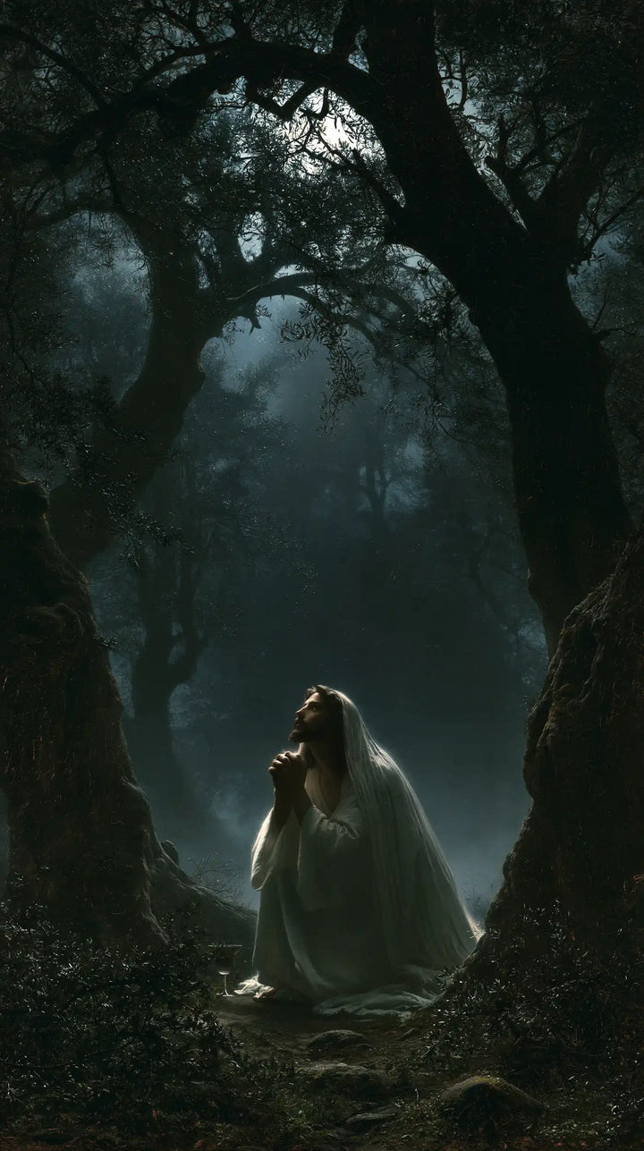 Jesus in Gethsemane — The Veil in the Voiceless Forest