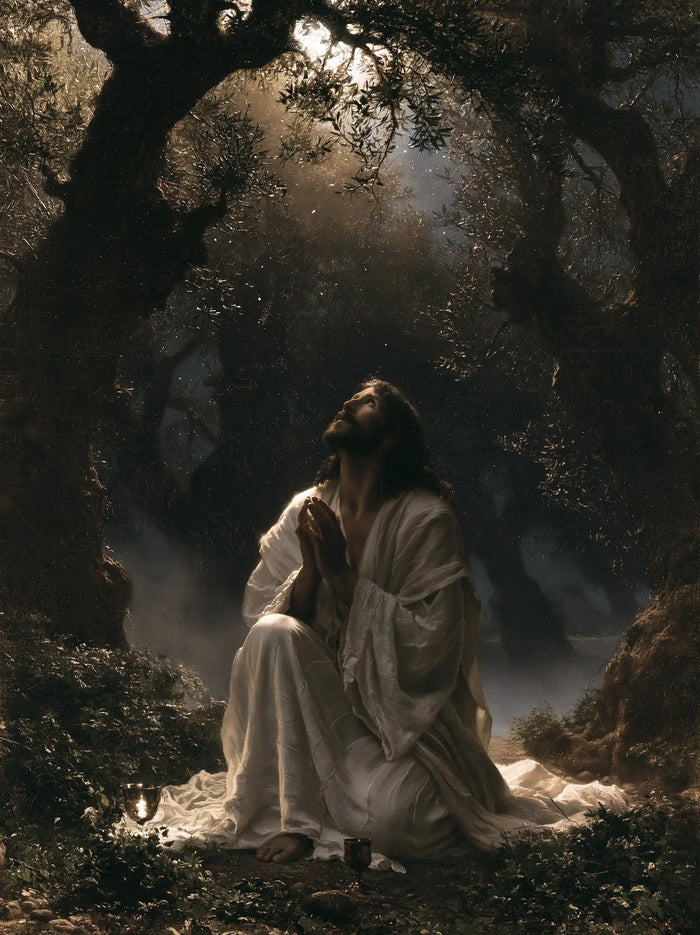 Jesus in Gethsemane - Symbolist · Portrait n° 9