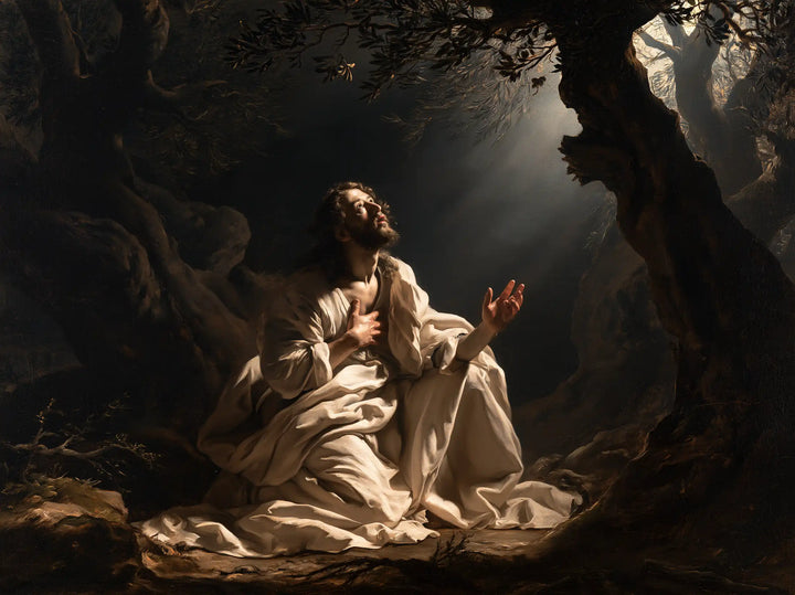 Jesus in Gethsemane - Theatrical Baroque · Landscape n° 4