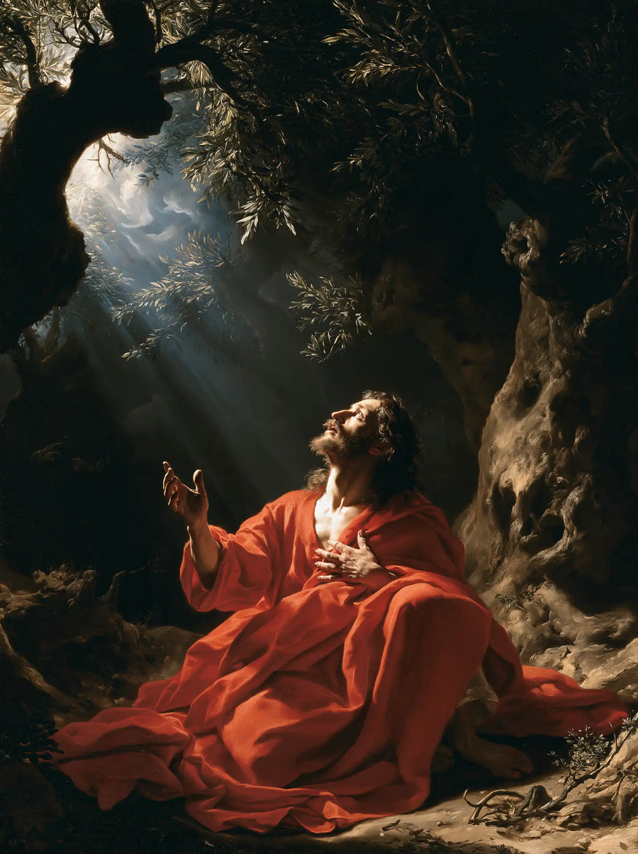 Jesus in Gethsemane - Theatrical Baroque · Portrait n° 10
