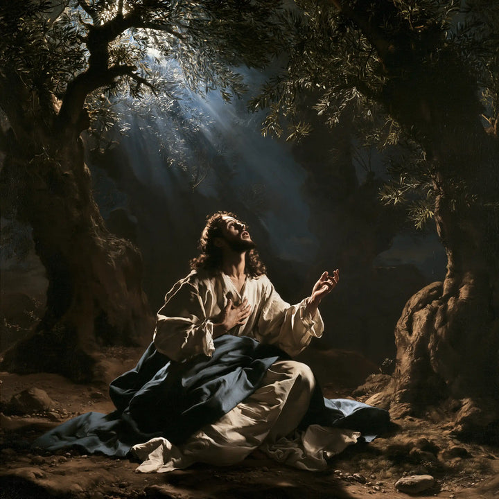 Jesus in Gethsemane - Theatrical Baroque · Square n° 2