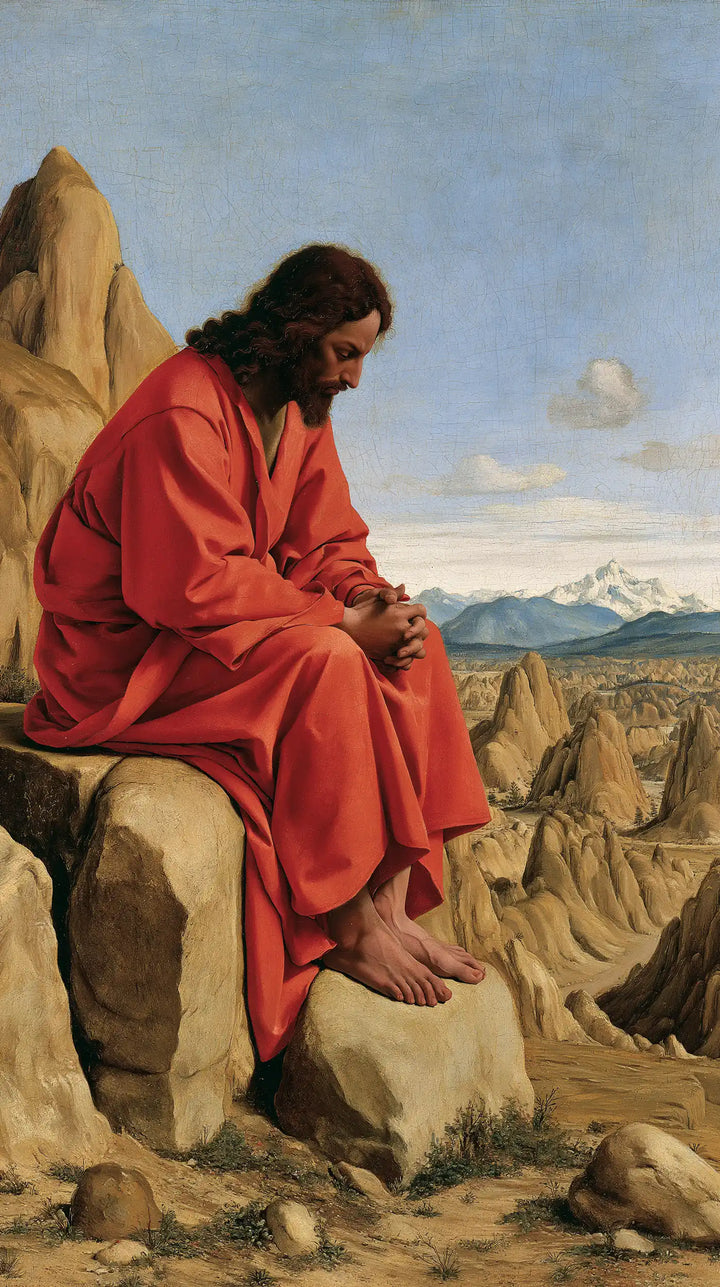 Jesus in the Desert - Florentine Renaissance · Portrait n° 3
