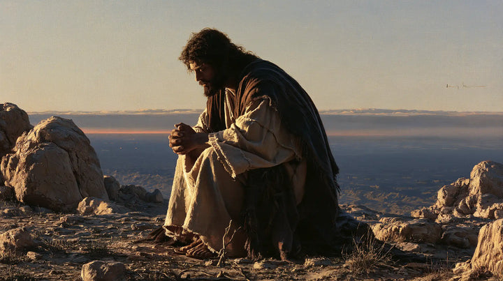 Jesus in the Desert - Jesus in Prayer · Landscape n° 19