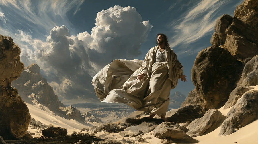 Jesus in the Desert - Theatrical Baroque · Landscape n° 18