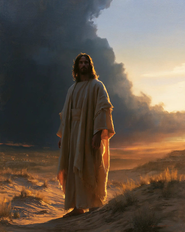 Jesus in the Desert - Victory Over Temptation · Portrait n° 34