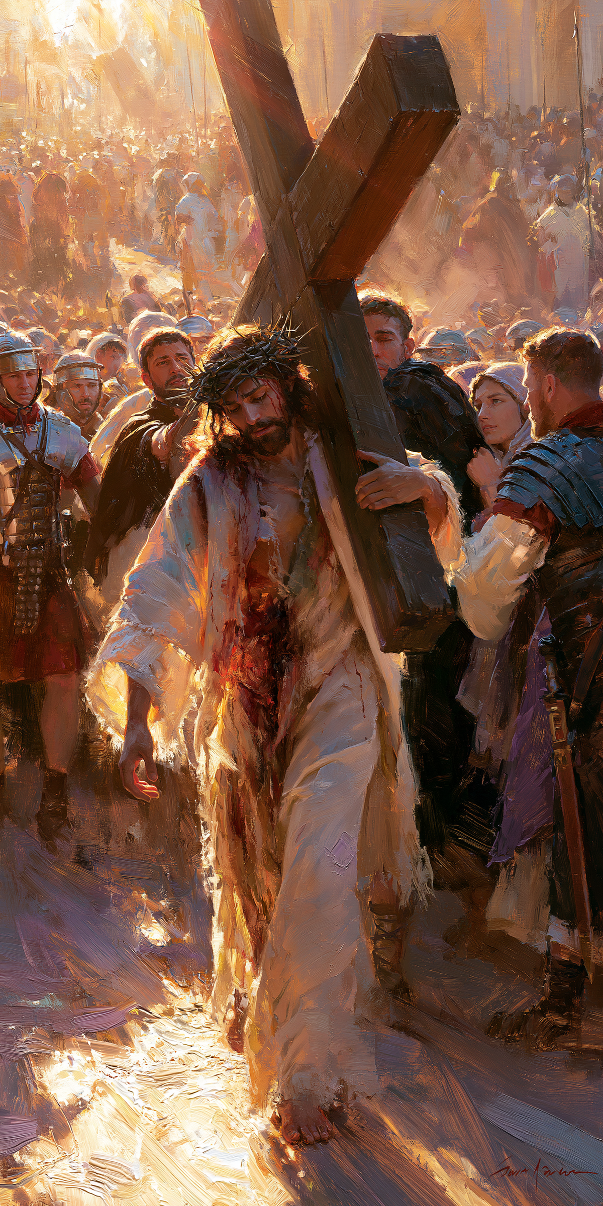 The Stations of the Cross - Impressionist · Portrait n° 2