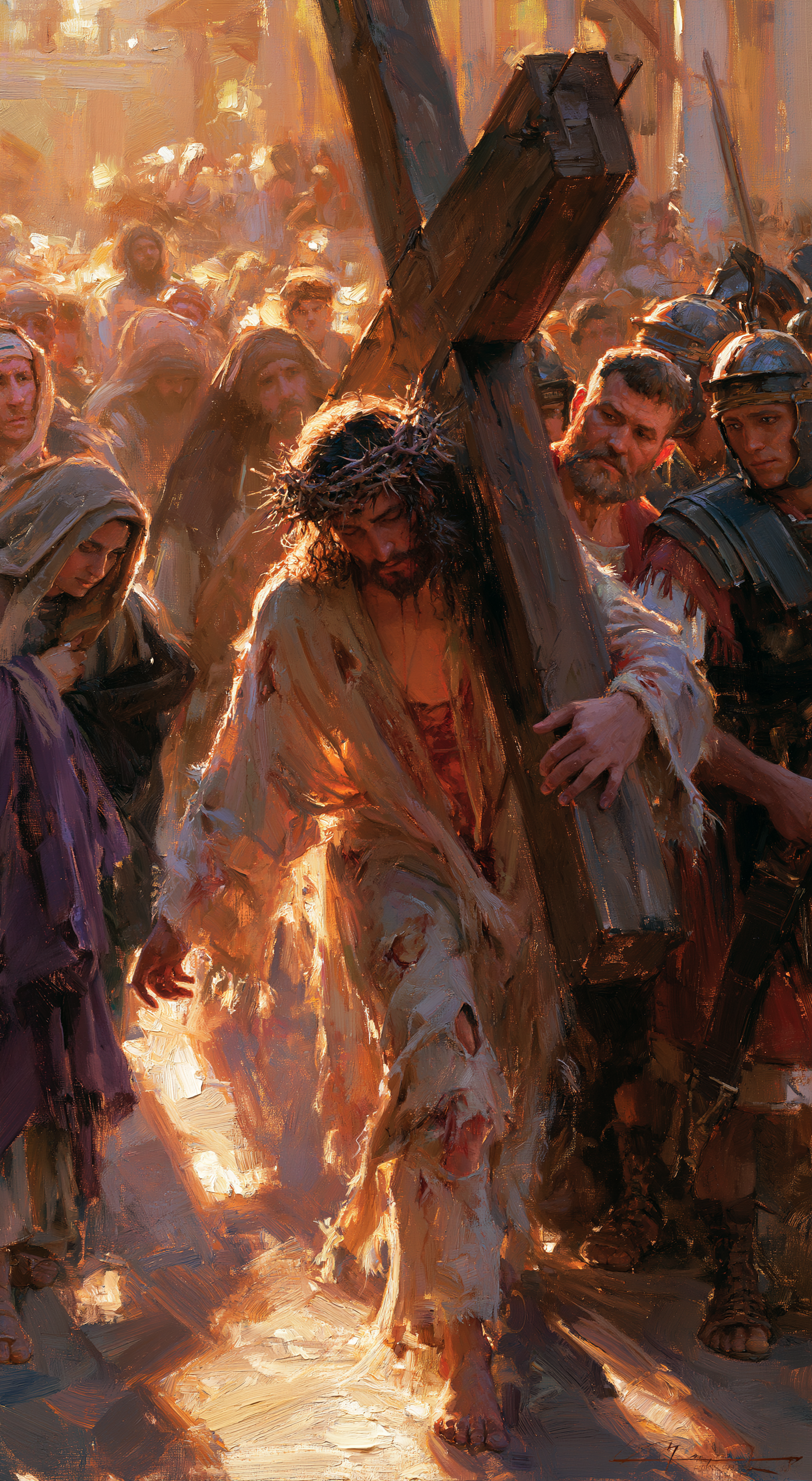 The Stations of the Cross - Impressionist · Portrait n° 4