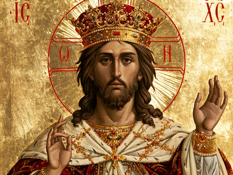 Jesus the King - Contemporary Byzantine · Landscape n° 6