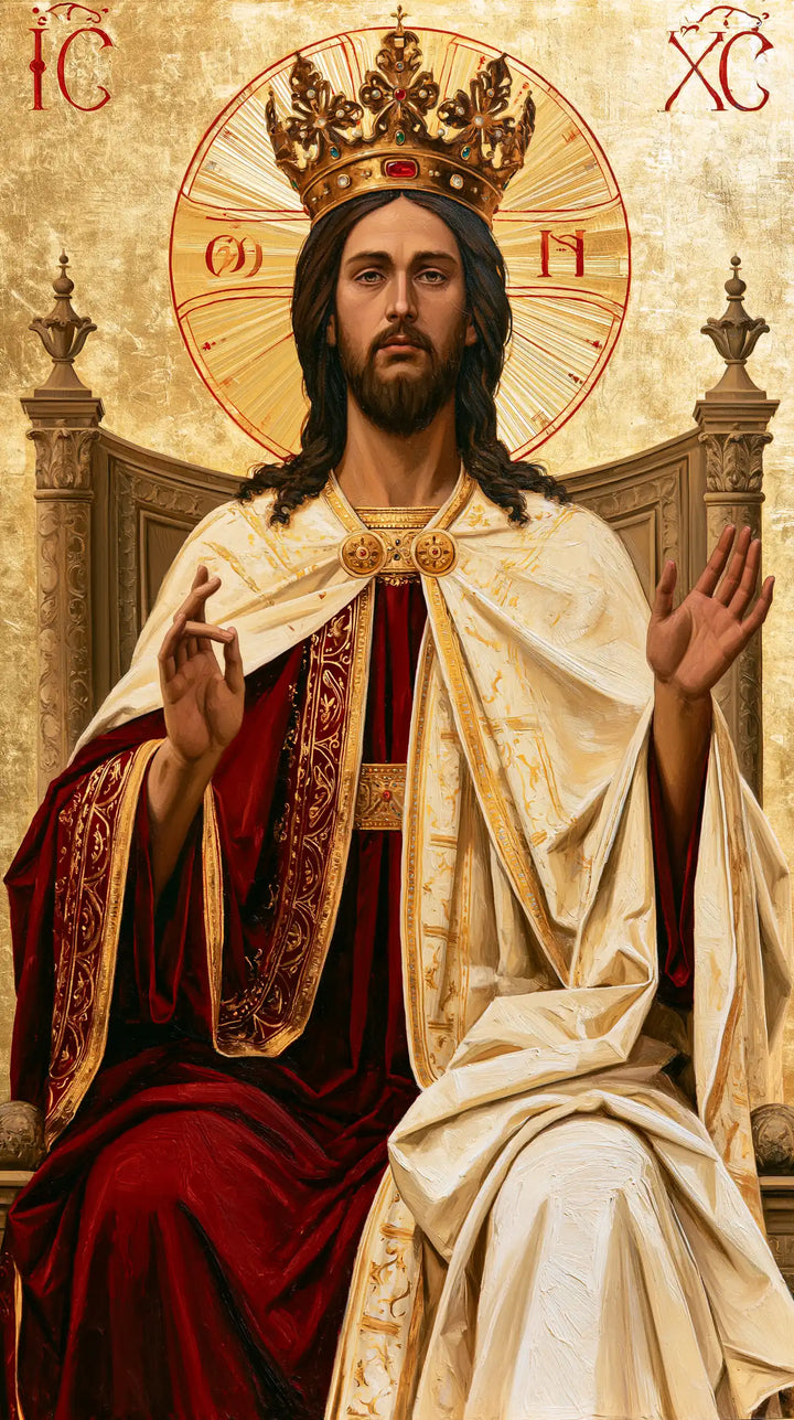 Jesus the King - Contemporary Byzantine · Portrait n° 5
