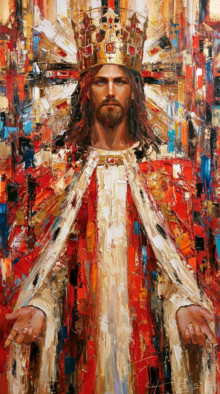 Jesus the King - Expressionist · Portrait n° 4