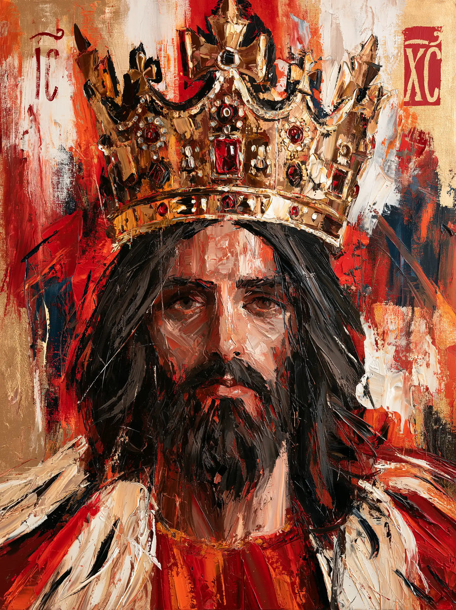 Jesus the King - Expressionist · Portrait n° 13
