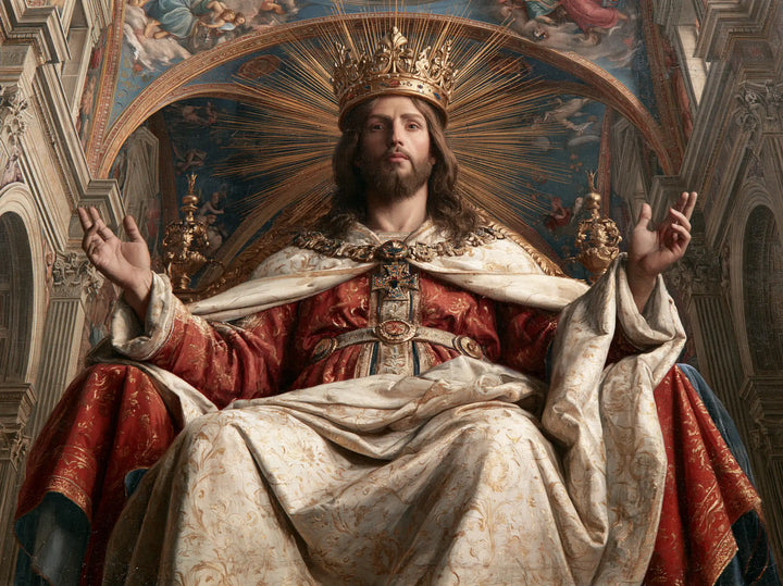 Jesus the King — Radiance Beneath the Painted Vault