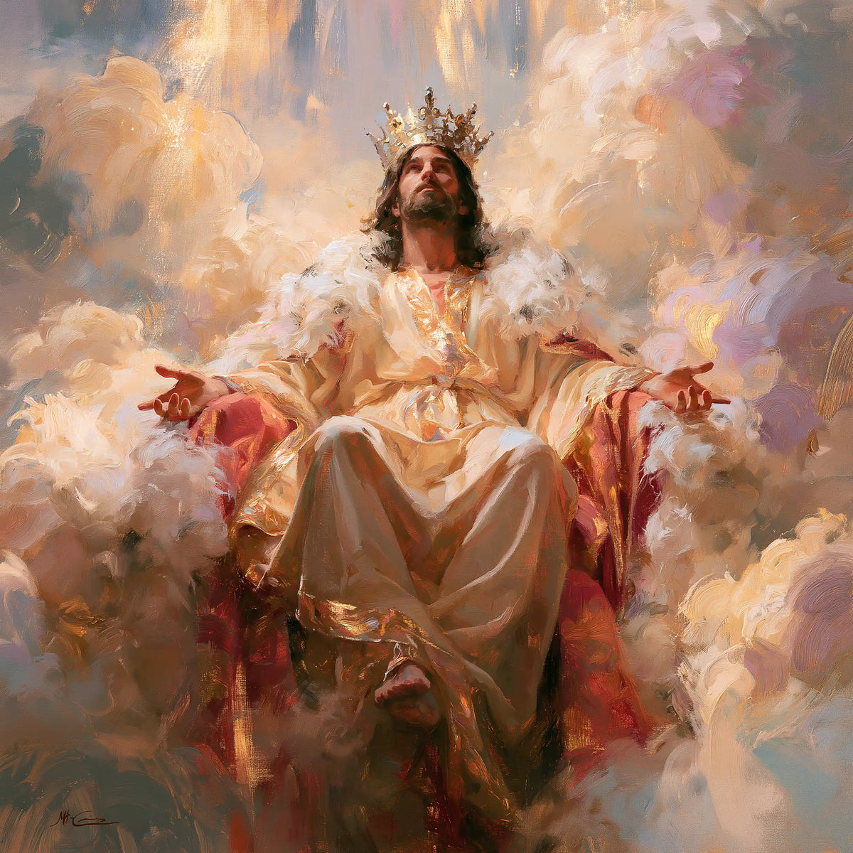 Jesus the King — Grace in the Colours of Morning