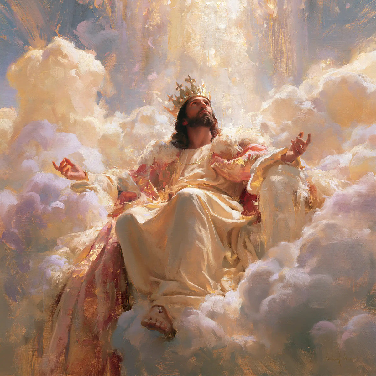 Jesus the King — Welcome in the Foam of Clouds
