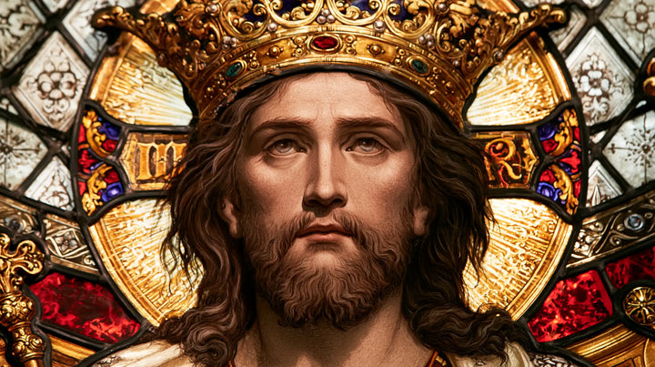 Jesus the King - Red, Ivory and Gold · Landscape n° 13