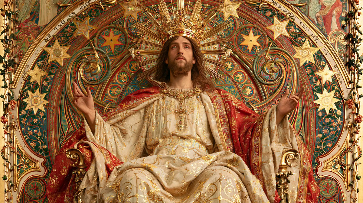 Jesus the King - Sacred Art Nouveau · Landscape n° 9