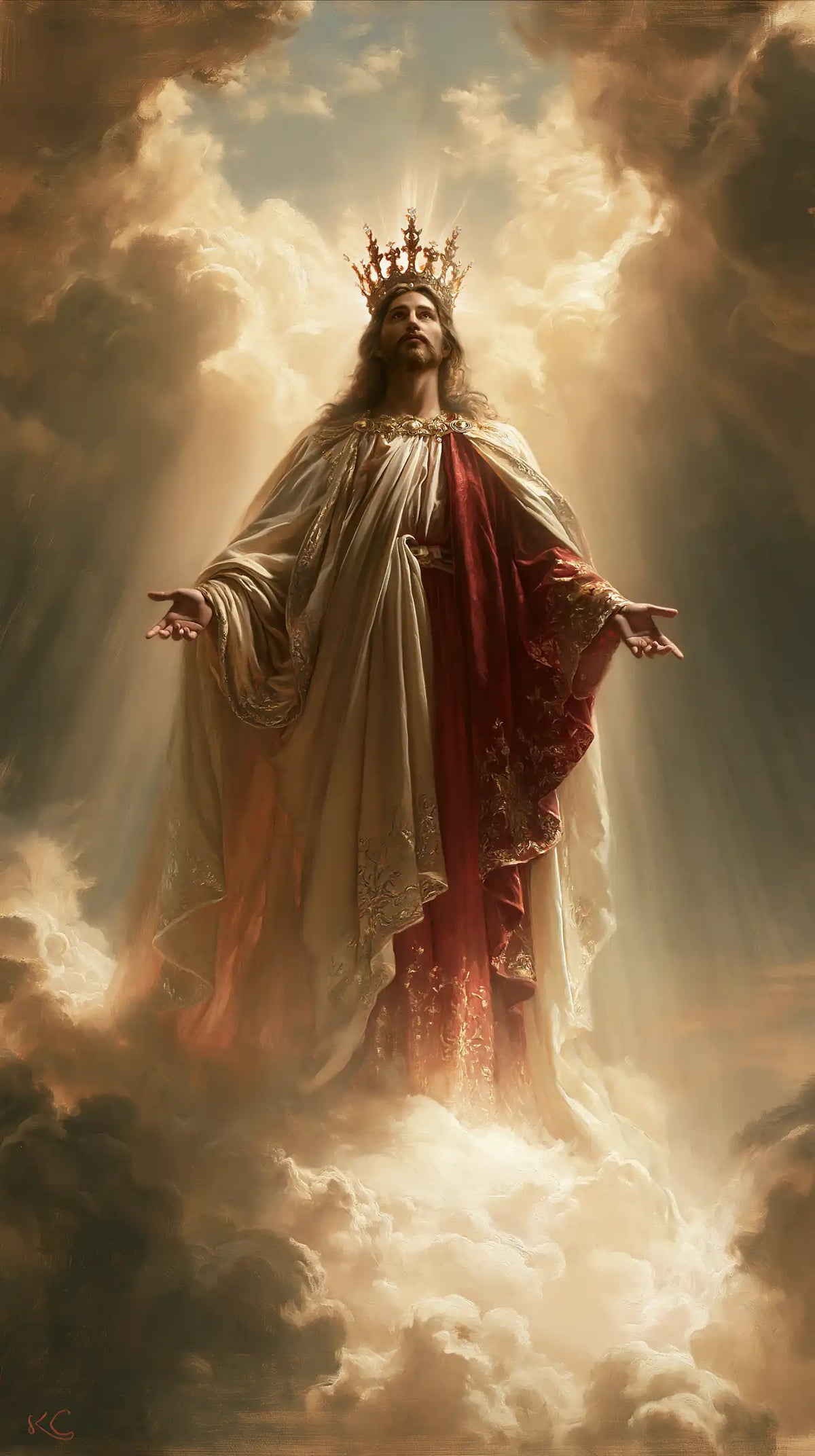 Jesus the King - Sacred Monumental View · Portrait n° 2