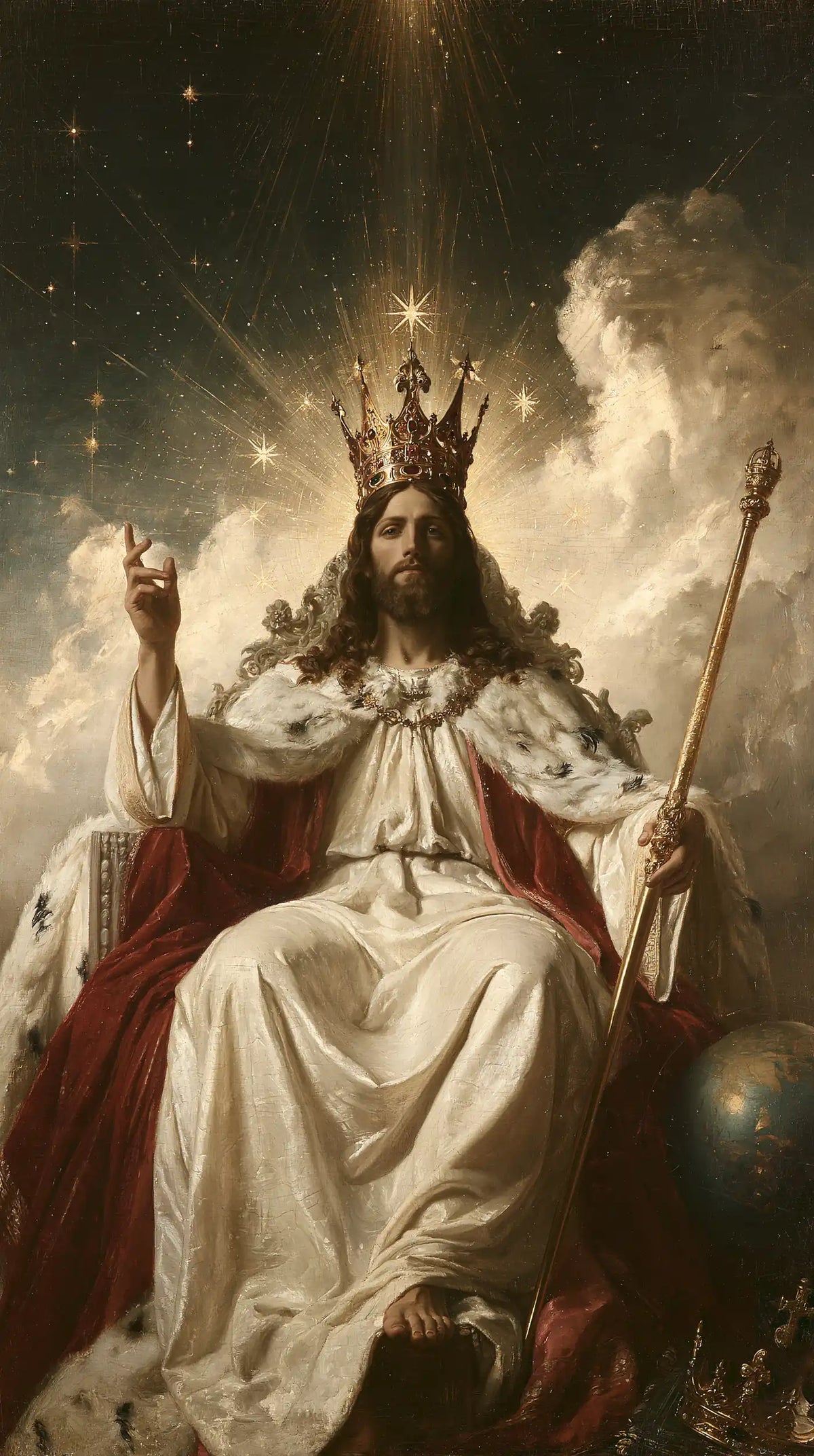 Jesus the King - Symbolist · Portrait n° 1